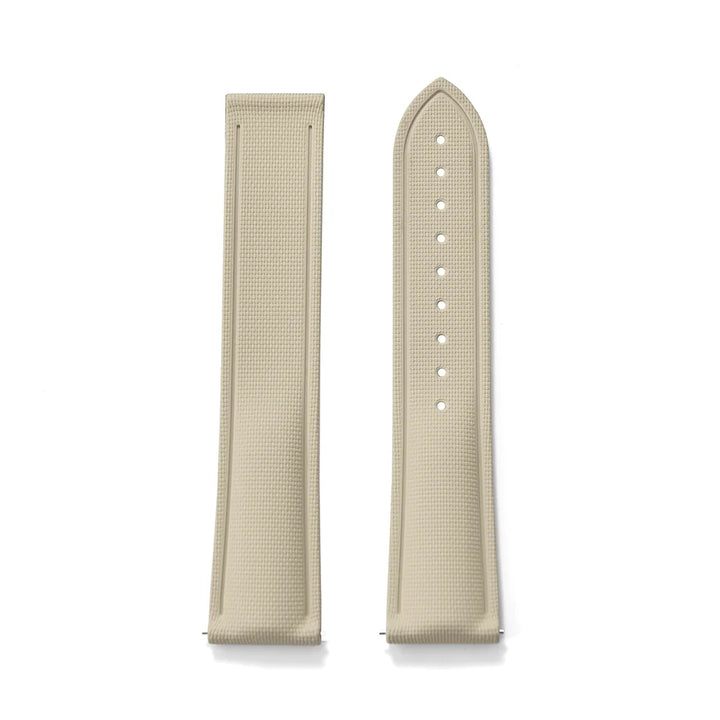 Premium Grade Soft FKM Rubber Watch Strap 20mm 21mm 22mm Perfect Fit Flat End Universal Quick Release Watch Strap