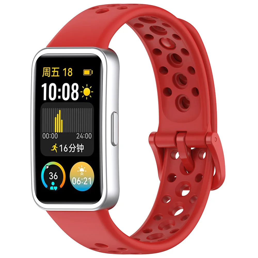 Sport Silicone Strap for Huawei Band 8-10 NFC