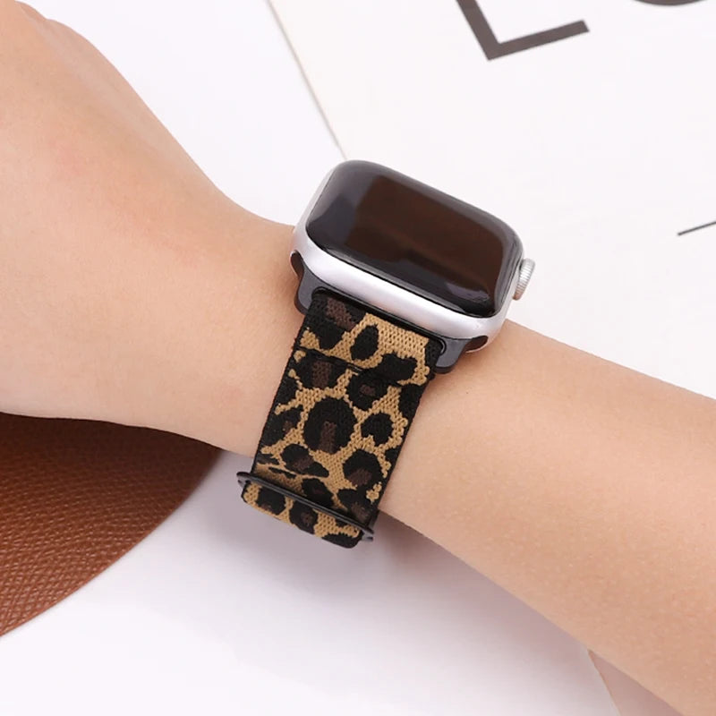 Stretchy Double-Layer Loop Apple Watch Band 38–45mm for Series 1–8