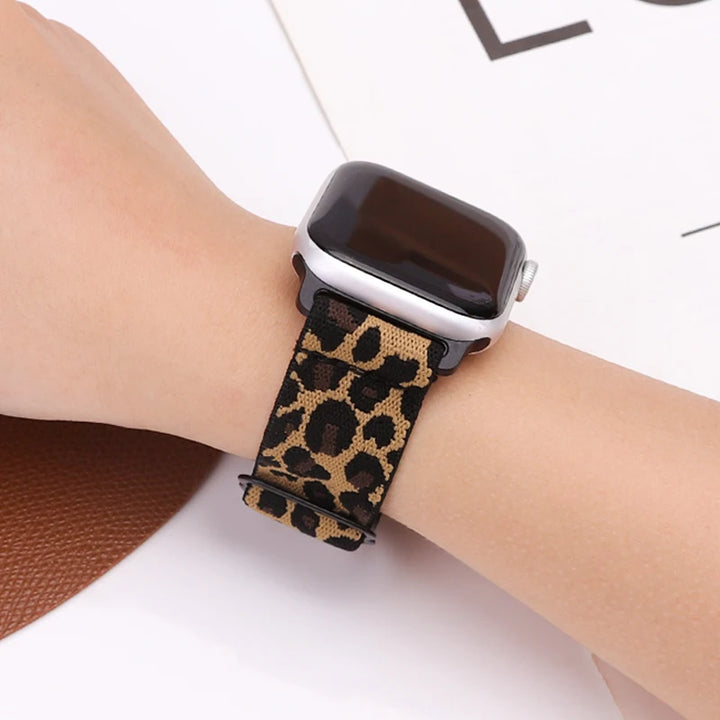 Stretchy Double-Layer Loop Apple Watch Band 38–45mm for Series 1–8