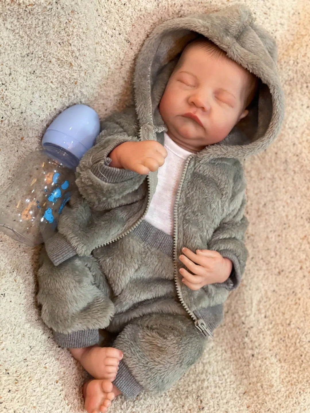 NPK 17″ (42 cm) Full‑Body Silicone Reborn Boy Doll Levi