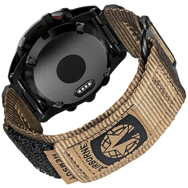 HEMSUT Nylon QuickFit Watch Strap – 20/22/26mm for Garmin Fenix, Tactix, MARQ, Instinct, Enduro
