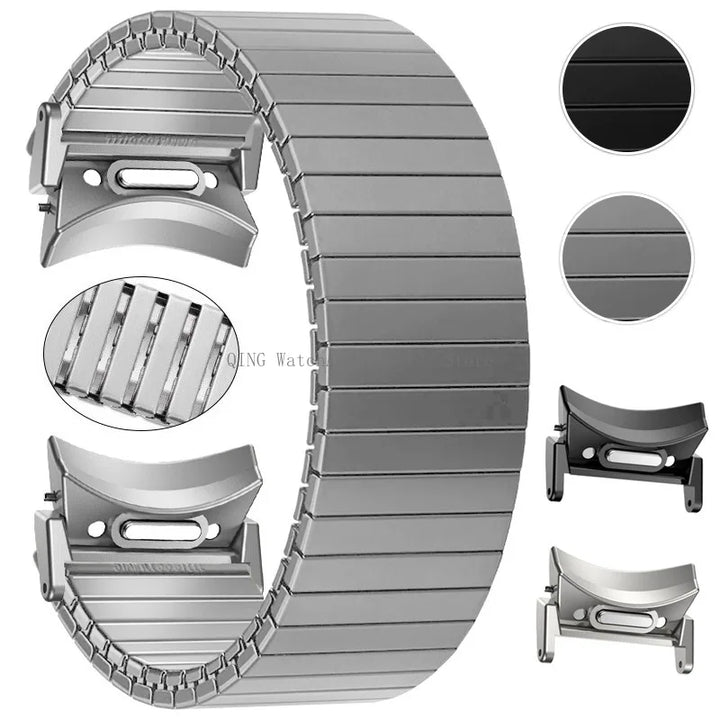 Quick Fit Stainless Steel Elastic Watch Band 40–47mm for Samsung Galaxy