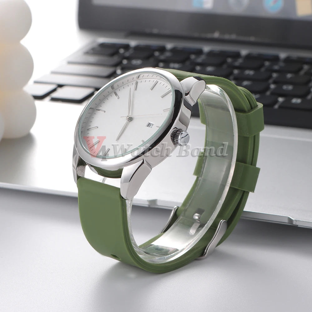 Silicone Watch Band Rubber Wrist Straps 18mm 20mm 22mm 24mm Watch Strap for Galaxy Replace Bands for Oris for Seiko for Citizen