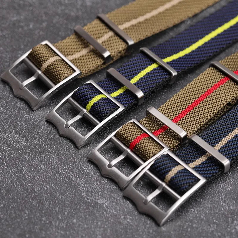 Premium Canvas Nylon Watch Strap 20/22mm