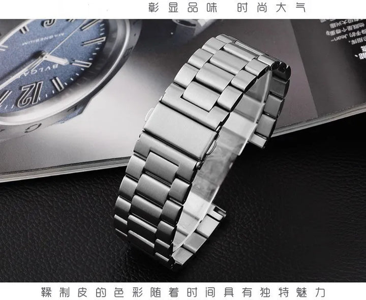 Stainless Steel Watch Band for Samsung Gear S3 – 18–24mm, 42/46mm