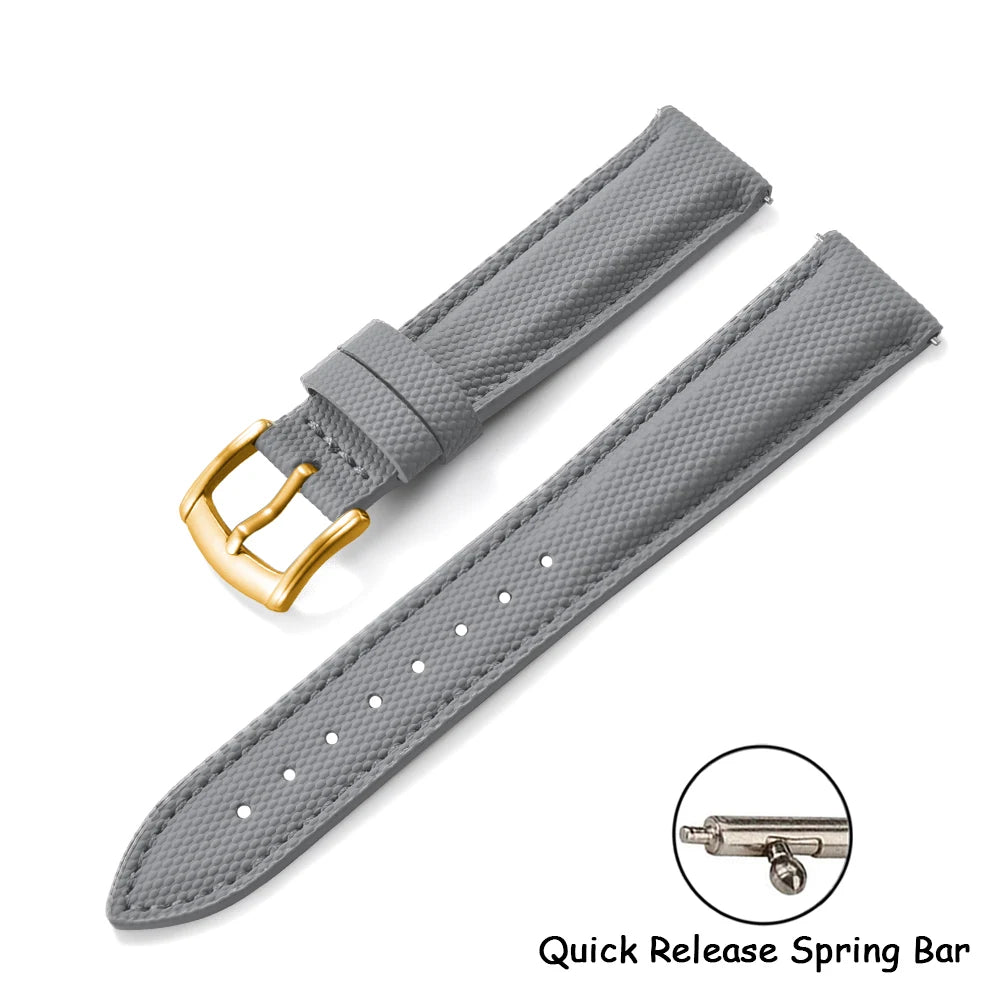 Quality Sailcloth Watch Strap18/19/20/22mm Quick Release Leather Band Waterproof Sailcloth Bracelet for Omega Seiko Cartier Belt