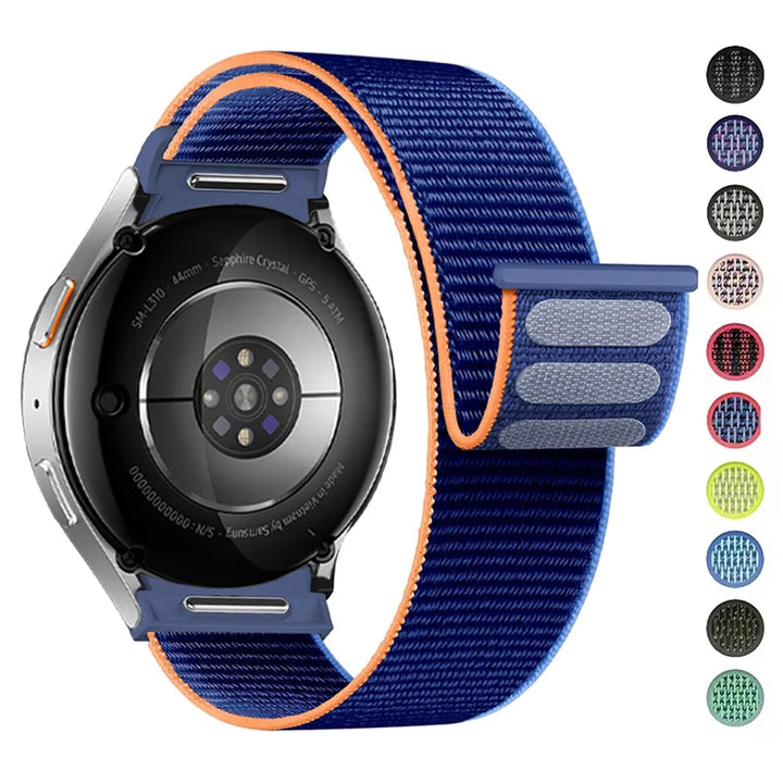 Nylon Sport Loop Watch Strap – 40-44mm for Samsung Galaxy Watch 4-7 & 5 Pro