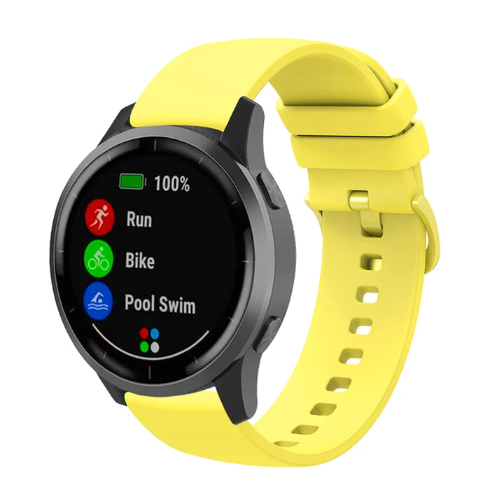 Silicone Watch Strap – 18/20/22mm for Garmin Vivoactive & Huawei GT Series