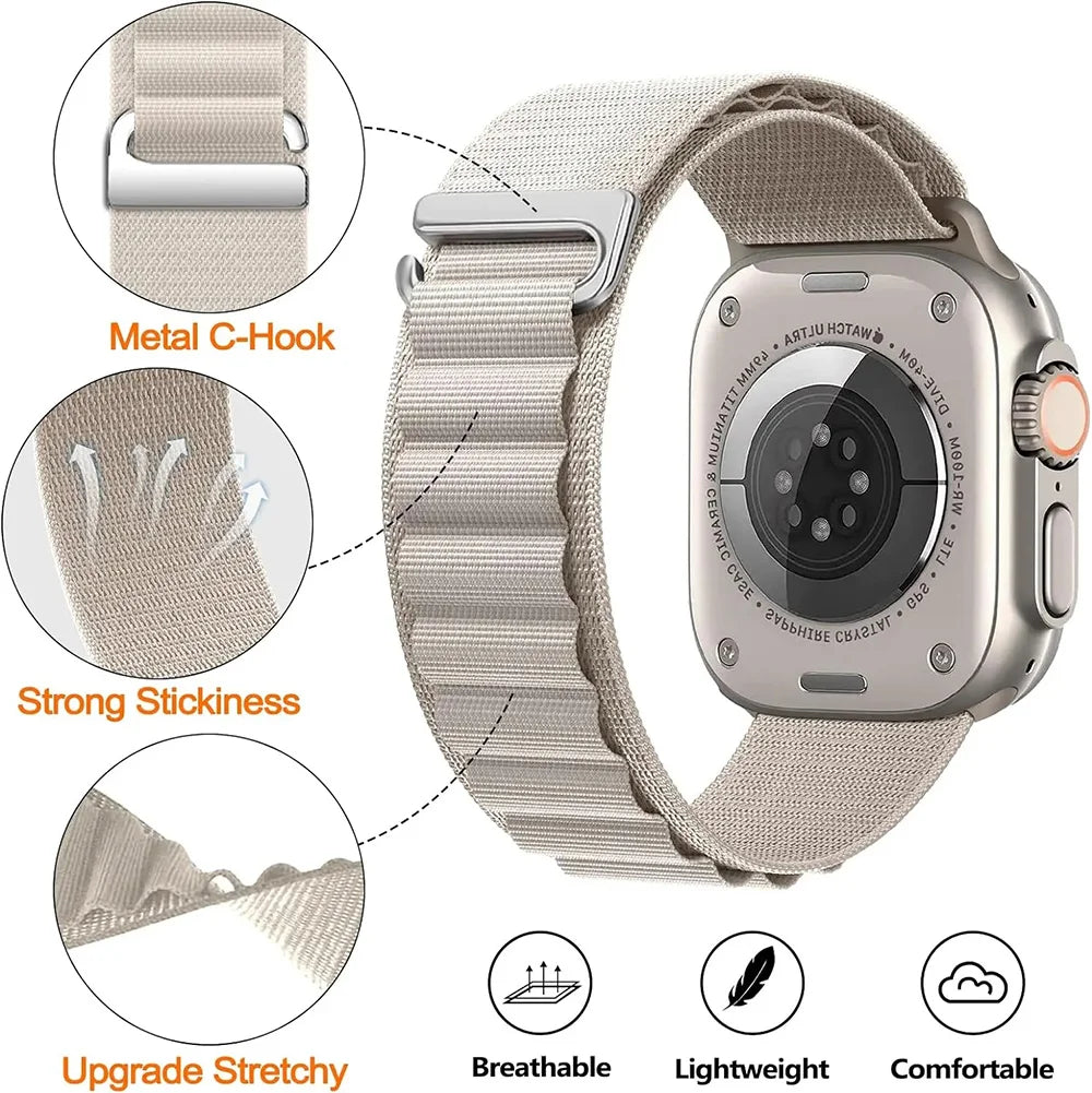 Alpine Apple Watch Band 40–49mm for iWatch Series 7–10 & Ultra