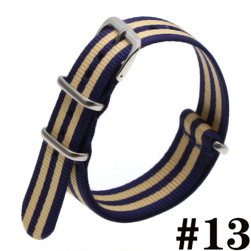 Waterproof Nylon Watch Strap (16-22mm)