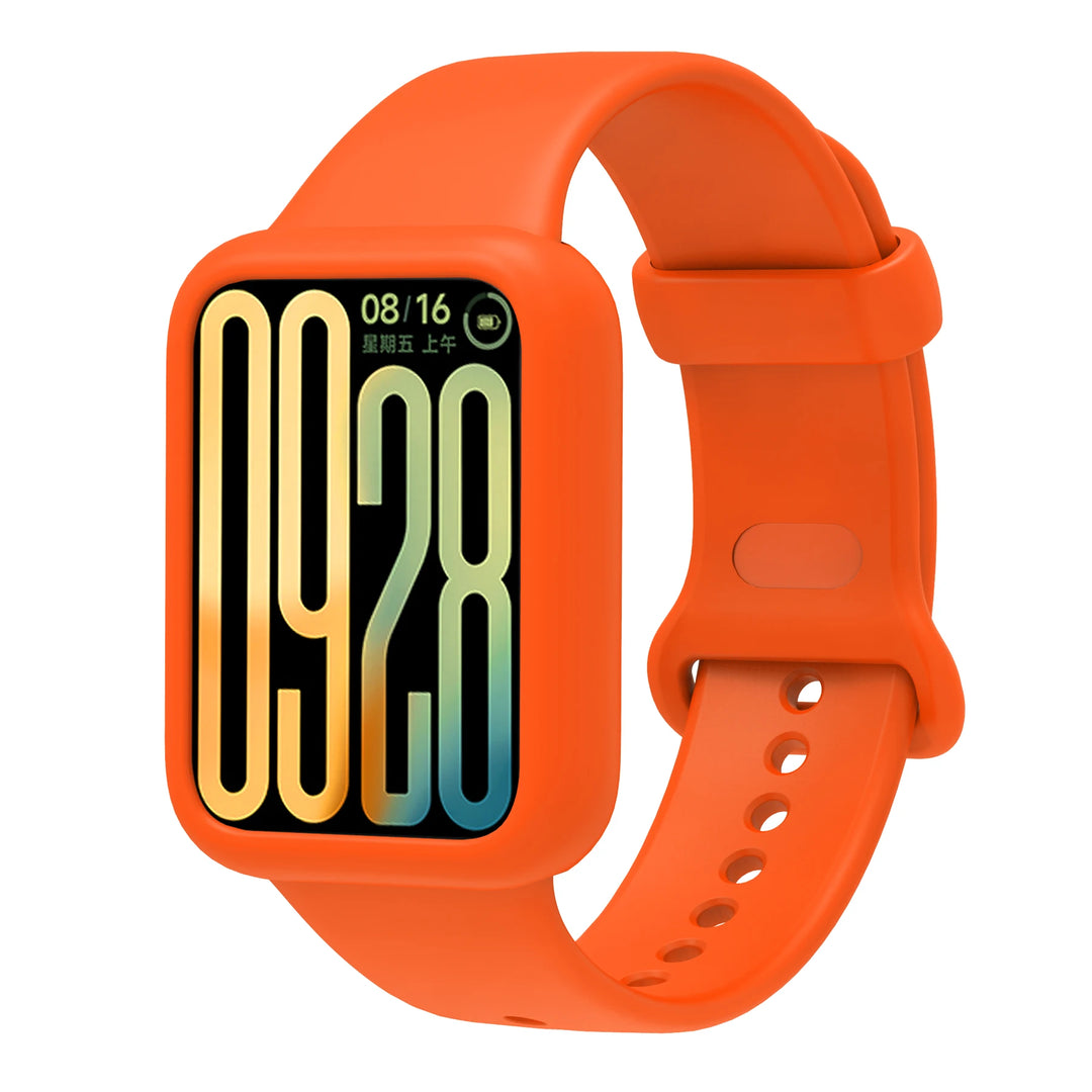 Silicone Strap with Protective Case for Xiaomi Mi Band 9 Pro