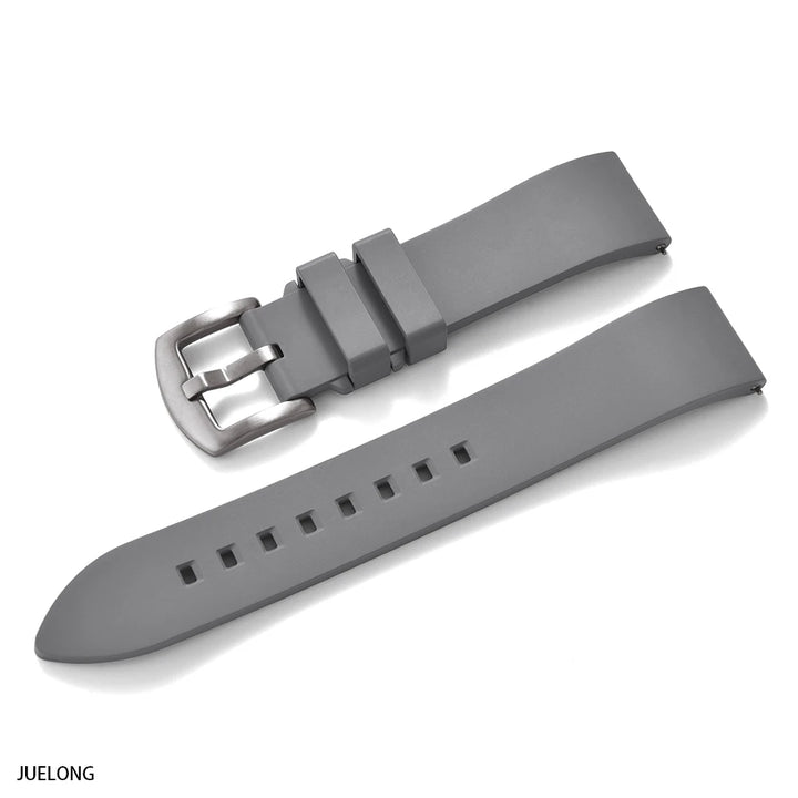 JUELONG New Classic FKM Fluorine Rubber Watch Strap Quick Release 18mm-19-20mm-21-22mm 23-24mm For Each Brand Diving Watch Bands