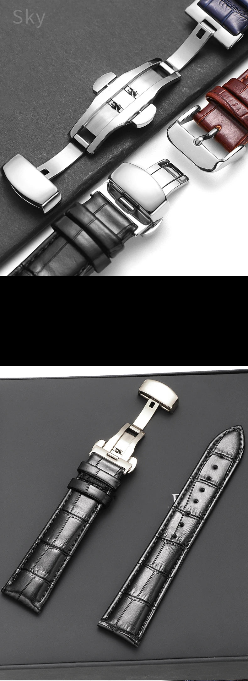 Genuine Leather Watch Strap for Tissot Le Locle T41 (1853)