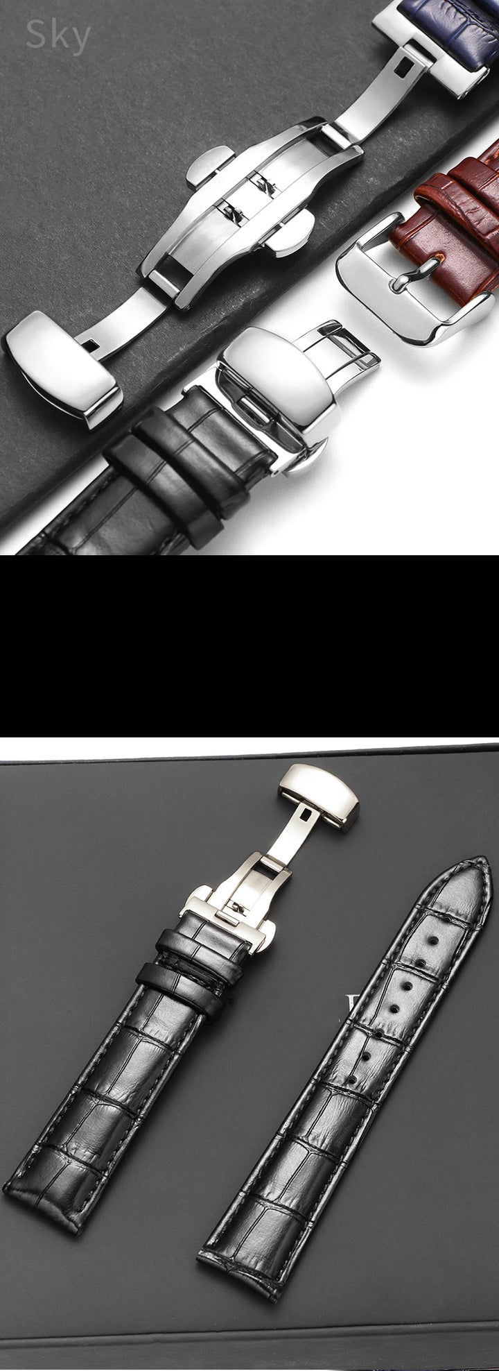 Genuine Leather Watch Strap for Tissot Le Locle T41 (1853)