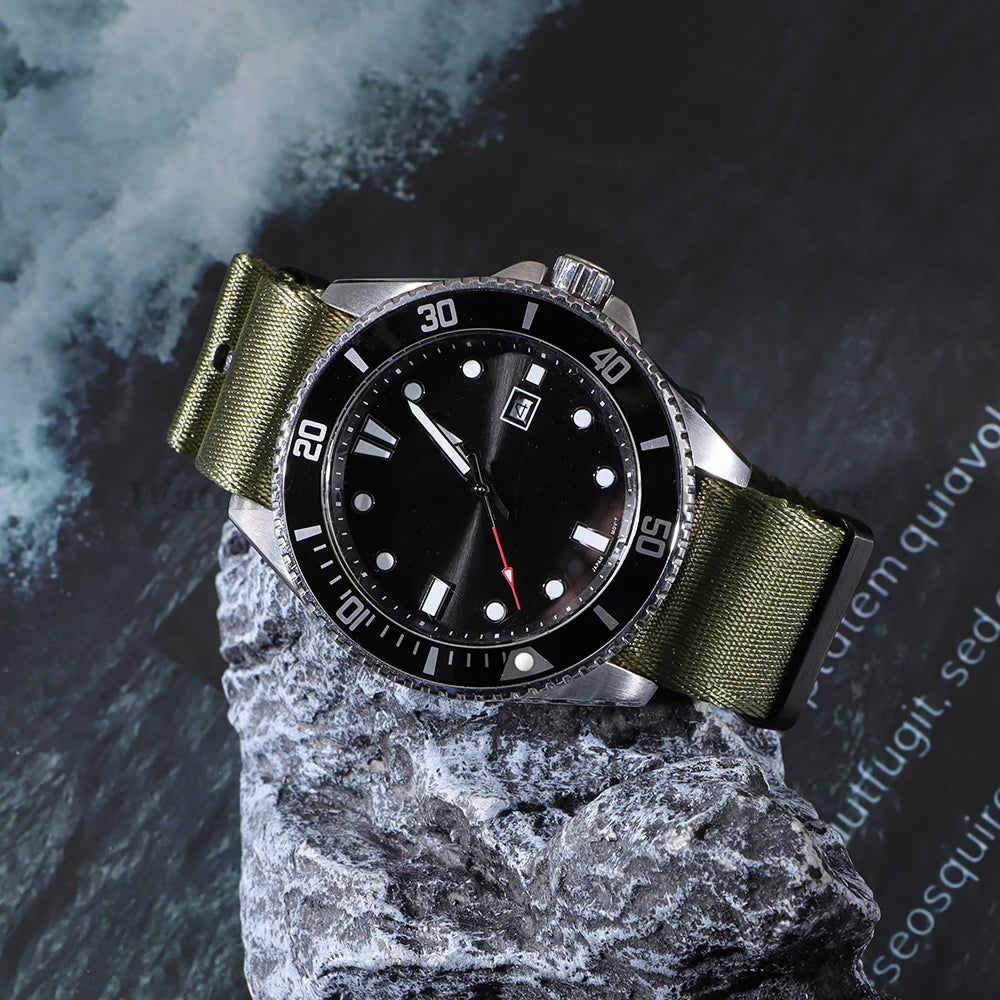 Premium Nylon Watch Strap 20/22mm (Black Buckle)