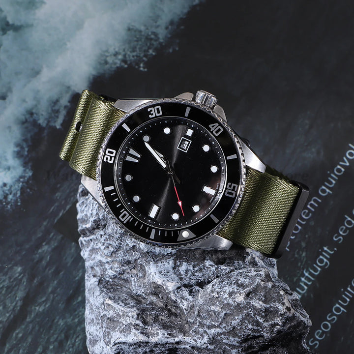 Premium Nylon Watch Strap 20/22mm (Black Buckle)