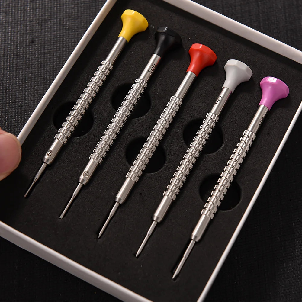Precision Watch Repair Screwdriver Set 0.8–1.6mm Mini Slotted