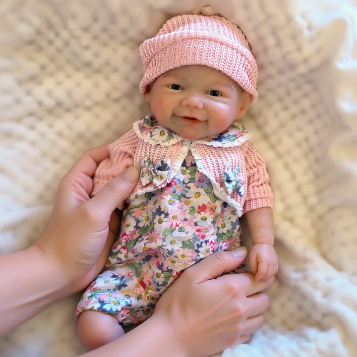 13″ Vivienne Silicone Reborn Baby Doll – Full‑Body Handmade Lifelike Girl Newborn