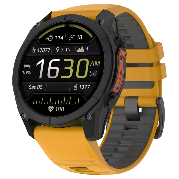 QuickFit Silicone Strap for Garmin Fenix & Epix (22-26mm)