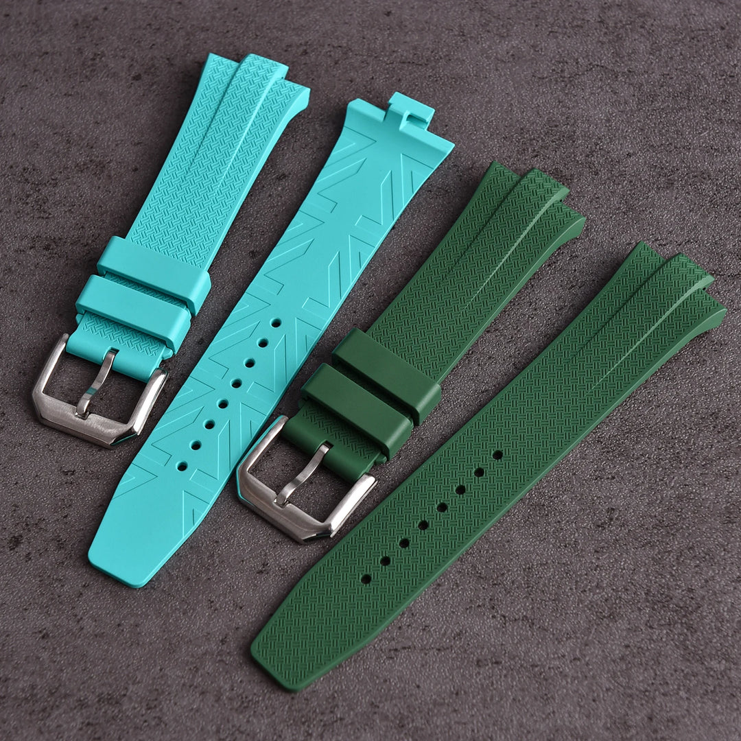 FKM Fluoro Rubber Watch Strap – Quick-Release, Convex End for Citizen NJ0150/NJ0151 ME Series