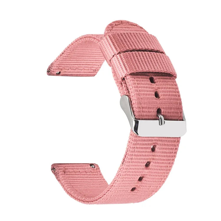 18mm 20mm 22mm 24mm Quick Release Watch Band Canvas Nylon Watch Strap for Garmin Fenix 5x Gps for Huawei Gt2 Wristband Bracelet