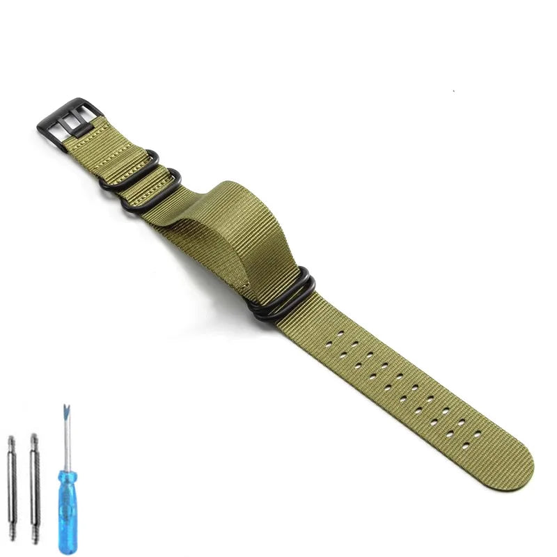 22-23mm Waterproof Nylon Watch Strap for Luminox