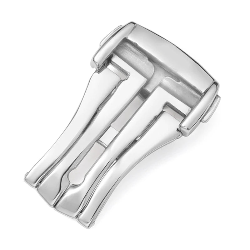 Folding Buckle for Omega Leather & Rubber Straps – 16/18/20mm, Stainless Steel