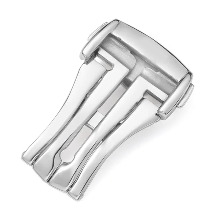 Folding Buckle for Omega Leather & Rubber Straps – 16/18/20mm, Stainless Steel