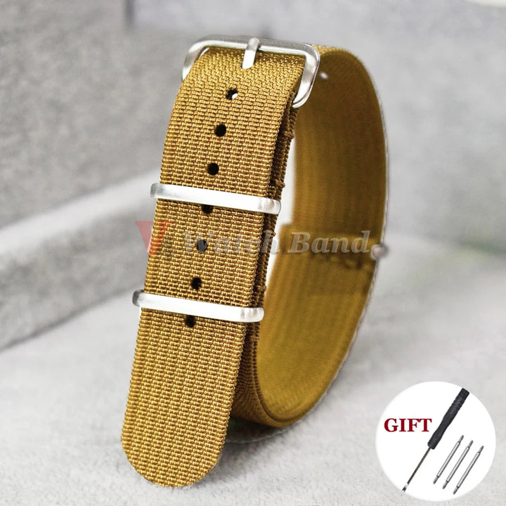 Premium Nylon Watch Band 18–22mm
