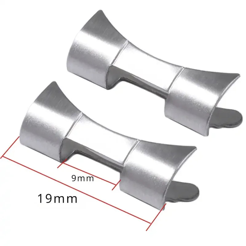 Curved Flat End Stainless Steel Link Adapter 18–22mm for Seiko SKX007/009