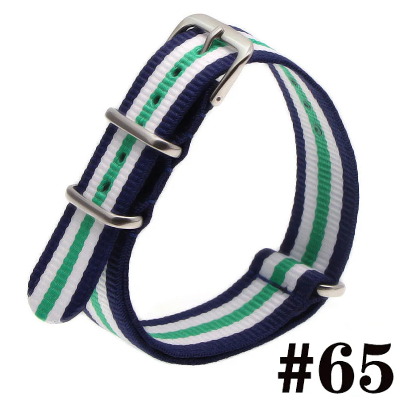 Waterproof Nylon Watch Strap (16-22mm)