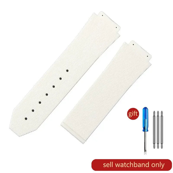 Silicone Rubber Watch Strap for Hublot (26×19mm, 24×17mm)