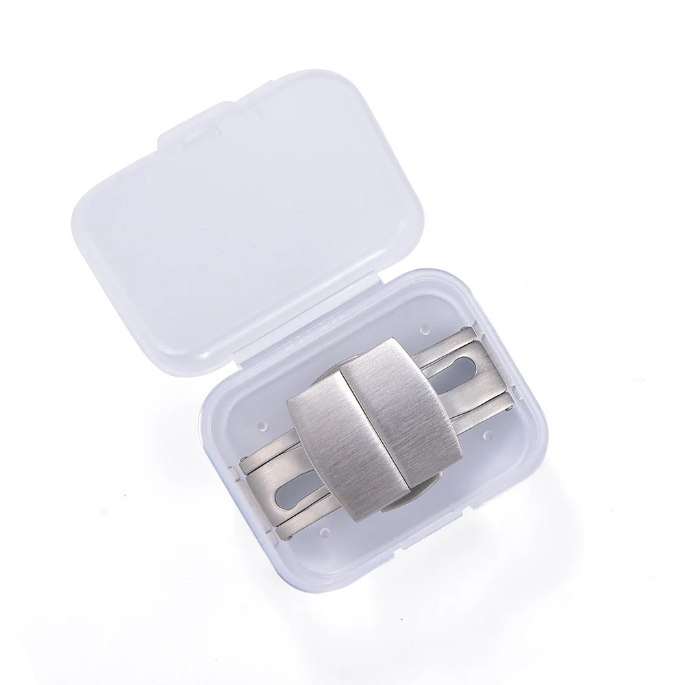 316L Stainless Steel Deployant Clasp – 18mm Double Click Quick Release