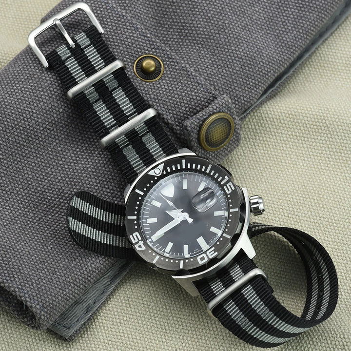 NATOBELT High Quality Nylon Sailcloth Strap 20mm 22mm Watchbands Military Army Watch Strap Replace Accessories