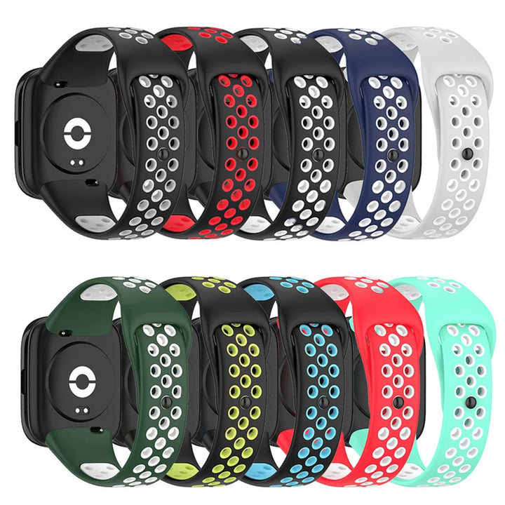 Dual-Color Silicone Strap for Redmi Watch 3/3 Lite