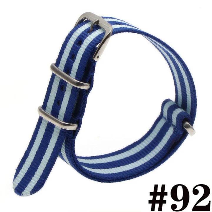 Waterproof Nylon Watch Strap (16-22mm)