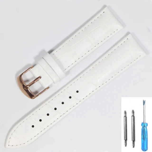 Watch Band Genuine Leather straps Watchbands 12mm 18mm 20mm 22mm watch accessories superior quality watch strap