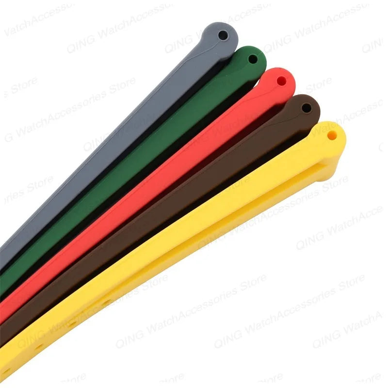 Universal Silicone Rubber Watch Strap – Sport Wristband (20-26mm)