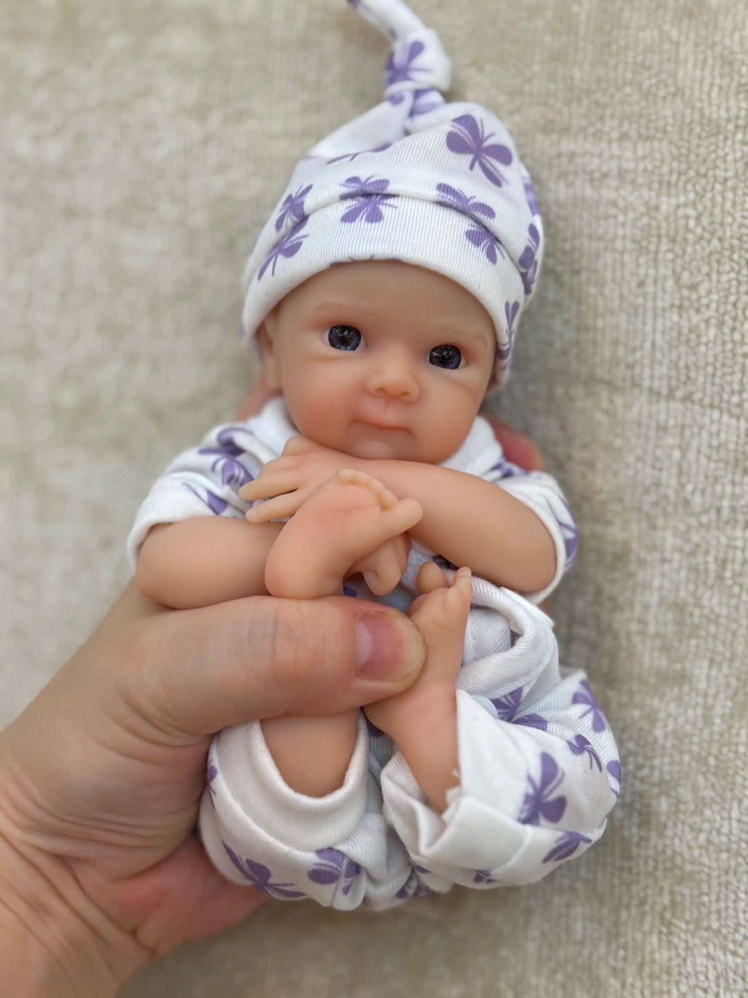 20 cm 2‑Style Waterproof Soft Mini Silicone Bebe Reborn Dolls