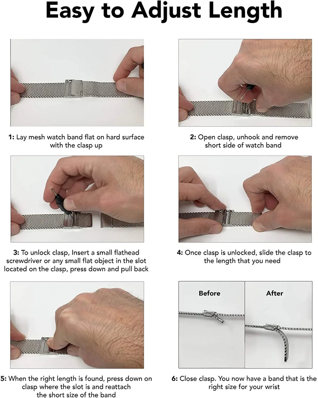 1.0 Mesh Milanese Strap for Seiko for Casio 3mm Thickness Stainless Steel Watch Bracelet for DW for Omega Wristbelt18/20/22/24mm