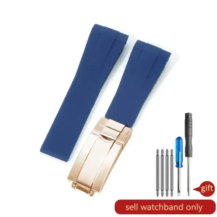 Silicone Watch Strap 20–21mm for Rolex Submariner & Daytona