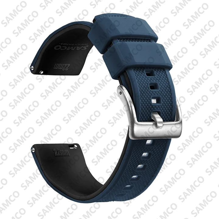 Premium Silicone Quick-Release Watch Band 18/20/22mm