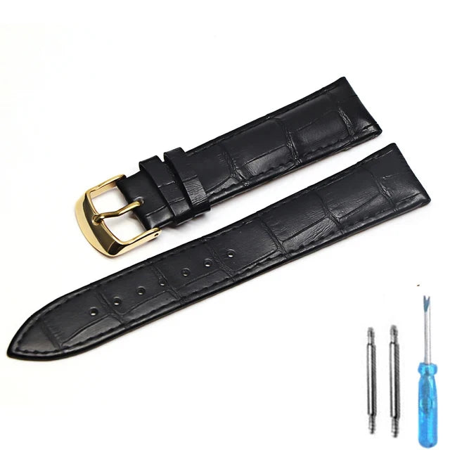 Watch Band Genuine Leather straps Watchbands 12mm 18mm 20mm 22mm watch accessories superior quality watch strap