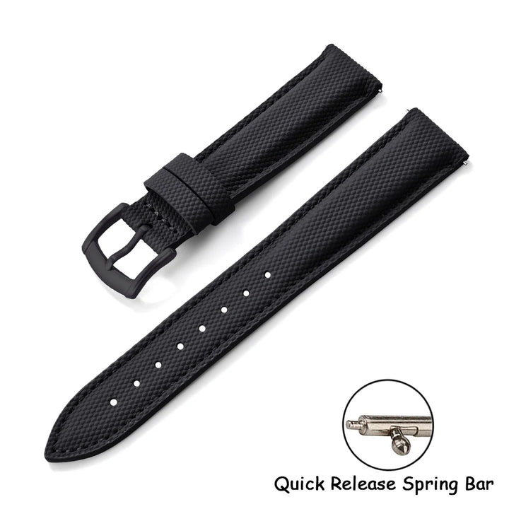 Quality Sailcloth Watch Strap18/19/20/22mm Quick Release Leather Band Waterproof Sailcloth Bracelet for Omega Seiko Cartier Belt
