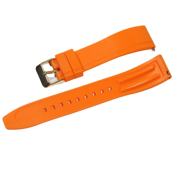 Premium Vulcanized Rubber Watch Strap – 20–24mm Quick Release