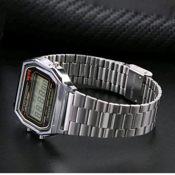 Stainless Steel Metal Watch Band 18mm for Casio F-91W, F105, A158W & More