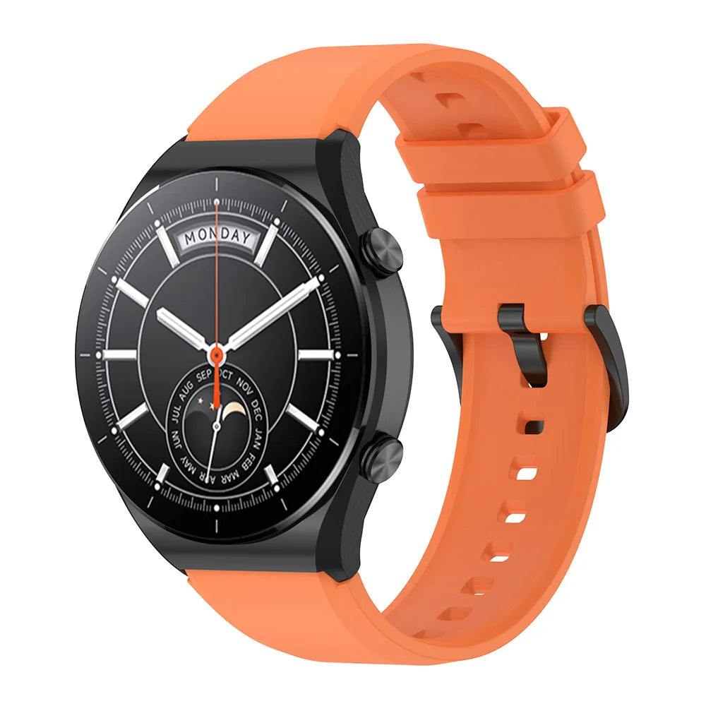 22mm Silicone Strap for Xiaomi Watch S1/S1 Active/S3/S4 & Watch Color 2