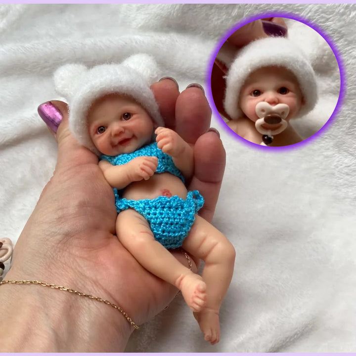 6″ Washable Mini Palm Solid Silicone Reborn Doll
