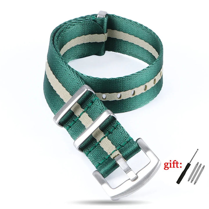 Nylon Military Watch Strap 18/20/22mm (Sport Band)